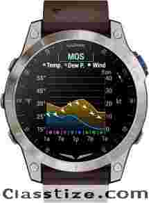 Garmin D2™ Mach 1, Touchscreen Aviator Smartwatch with GPS Movin