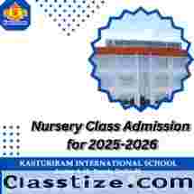 Nursery Class Admission for 2025-2026