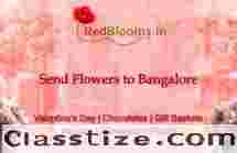 Send Fresh Flowers to Bangalore - Online Flower Delivery at RedBlooms.in