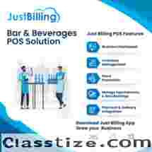 Elevate your service with Just Billing Bar & Beverages POS Software