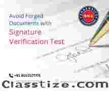 Confirm the Authenticity of Documents with the Signature Verification Test!