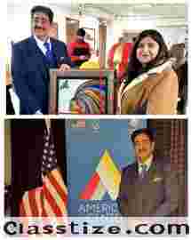 Dr. Sandeep Marwah Inaugurates Art Exhibition ‘DemArtcracy’ at American Center, New Delhi