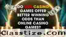 Do Live Casino Games Offer Better Winning Odds Than Online Casino Games?