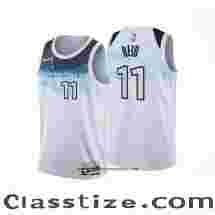 Camiseta Minnesota Timberwolves Naz Reid #11 Ciudad 2024-25 Blanco