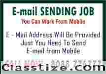 E-mail sending job | Mabile based jobs  | 2086  | online Part time jobs