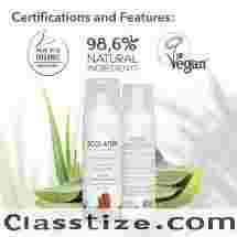 Facial Foam Cleanser Intense Hydration Organic Aloe Vera