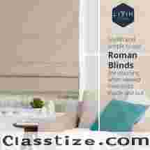 Livin Blinds Presents Luxury Roman Blinds