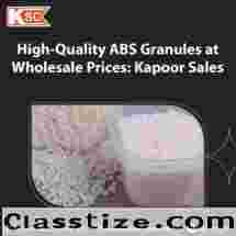 High-Quality ABS Granules at Wholesale Prices: Kapoor Sales