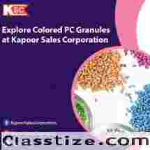 Explore Colored PC Granules at Kapoor Sales Corporation