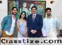 Star Cast of Feature Film “Namacool” Visits Marwah Studios