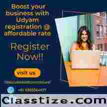 Boost your business with Udyam registration @ affordable rate