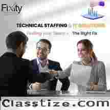 Technical staffing recruitment and IT solutions by Fixity Tech 