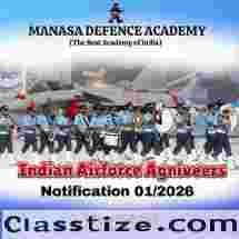 INDIAN AIRFORCE AGNIVEER NOTIFICATION 01/2026