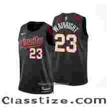 Camiseta Portland Trail Blazers Ish Wainright #23 Ciudad 2023-24 Negro