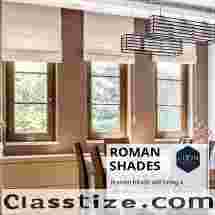 Add Elegance to your Home with Designer Roman Blinds