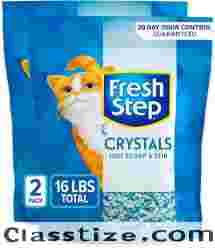 Fresh Step Crystals, Premium Cat Litter,