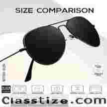 KALIYADI Classic Aviator Sunglasses for Men Women