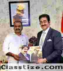 Sandeep Marwah Meets Minister of State L. Murugan to Discuss Media and Entertainment Initiatives