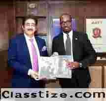 Barack Baréma Bocoum Visits Dr. Sandeep Marwah at Noida Film City to Foster India-Mali Cultural Relations