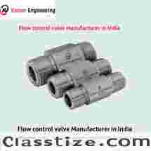 Flow control valve Manufacturer in India