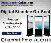 digital standee on rent at Rs. 3000 only in mumbai