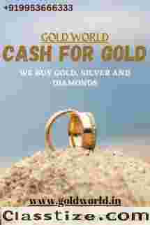 Get instant cash for gold at GOLD WORLD