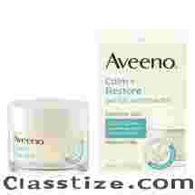 Aveeno Calm + Restore Oat Gel Facial Moisturizer for Sensitive Skin