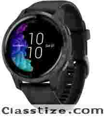 Garmin 010-02173-11 Venu, GPS Smartwatch with Bright 