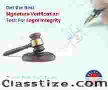 Get Affordable Signature Verification Test Services