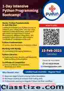 1-Day Python Bootcamp Training in Madurai