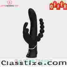 Best Triple Curve Rabbit Dildo Black Sale Call 9836794089