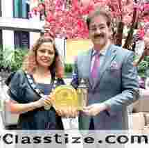 Dr. Sandeep Marwah Honored by Deputy Mayor of Hertsmere for Promoting Indo-UK Relations