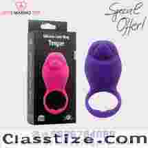 Get Silicone Tongue Cockring for Men Call 9836794089