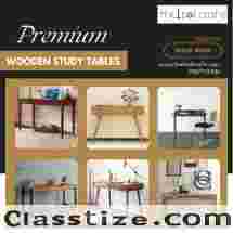 Shop Premium Wooden Study Tables Online in India