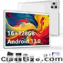 2024 Newest 10 Inch Tablet, 128GB ROM+16GB RAM (8+8 Virtual)