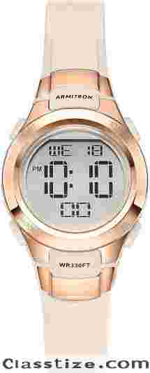 Armitron Sport Women's 45/7012 Digital Chronograph Resin Strap