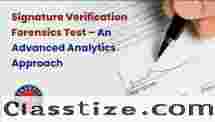 Benefits of Signature Verification Forensics Test in India