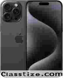 Apple iPhone 15 Pro Max, 256GB, Black Titanium
