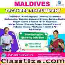 Teacher Vacancy in Maldives 