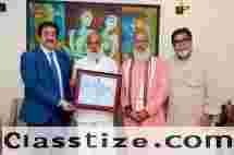 Guru Nandkishore’s Visit to Marwah Studios – Honored with Life Membership of WPDRF