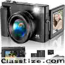 4K Digital Camera for Photography Autofocus, Upgraded 48MP Vlogging