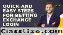 Quick and Easy Steps for Betting Exchange Login