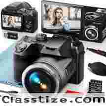 64MP 5K Digital Camera for Photography, Vlogging Camera