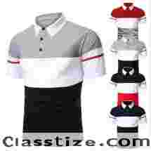 Wholesale Of European And American New High-quality Top Panels Men's Polo Shirt