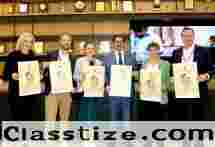 17th Global Film Festival Noida 2024 Poster Launched by Austrian Delegation