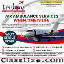 The Medical Assistance - Tridev Air Ambulance Services in Ranchi - Has the Best Back Support