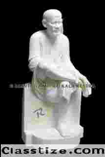 Shop 63 Inch Marble Sai Baba Statue - Exquisite Craftsmanship