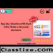 Buy the Abortion Pill Pack USA: Make a Secured Decision