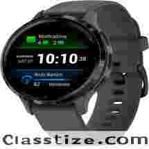 Garmin Venu 3S Slate Stainless Steel Bezel 1.2-Inch AMOLED Touchscreen