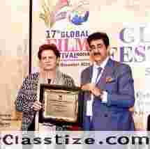 H.E. Diana Mickevičienė  Honored with 8th Hindi Cinema Samman